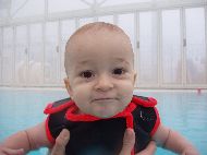 Image13: Baby Swimming in action