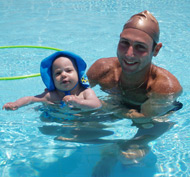 Image7: Baby Swimming in action